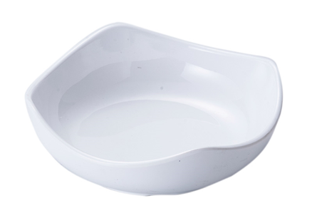 Corner round bowl